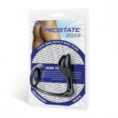 Стимулятор простаты с фиксацией эрекционным кольцом Prostate Gear - BlueLine - в Майкопе купить с доставкой