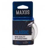 Классические презервативы в пластиковом кейсе MAXUS Classic - 3 шт. - Maxus - купить с доставкой в Майкопе