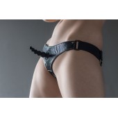 Черные трусики Better с анальной насадкой - 8 см. - Lola Games - купить с доставкой в Майкопе