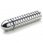 Рельефный фаллос для интенсивного электросекса Groovey George - 20 см. - MyStim - купить с доставкой в Майкопе