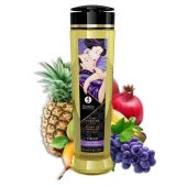 Массажное масло Libido Exotic Fruits с ароматом экзотических фруктов - 240 мл. - Shunga - купить с доставкой в Майкопе