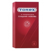 Презервативы Torex  Сладкая любовь  с ароматом клубники - 12 шт. - Torex - купить с доставкой в Майкопе