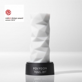 Белый 3D мастурбатор POLYGON - Tenga - в Майкопе купить с доставкой