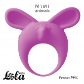 Фиолетовое эрекционное кольцо Fennec Phil - Lola Games - в Майкопе купить с доставкой