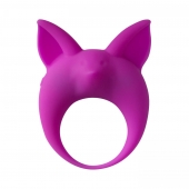 Фиолетовое эрекционное кольцо Kitten Kyle - Lola Games - в Майкопе купить с доставкой