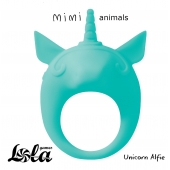 Зеленое эрекционное кольцо Unicorn Alfie - Lola Games - в Майкопе купить с доставкой