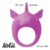 Фиолетовое эрекционное кольцо Unicorn Alfie - Lola Games - в Майкопе купить с доставкой