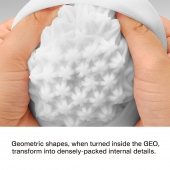Белый мастурбатор Tenga Geo Coral - Tenga - в Майкопе купить с доставкой