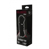 Черная веревка для шибари DELUXE BONDAGE ROPE - 5 м. - Dream Toys - купить с доставкой в Майкопе