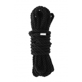 Черная веревка для шибари DELUXE BONDAGE ROPE - 5 м. - Dream Toys - купить с доставкой в Майкопе