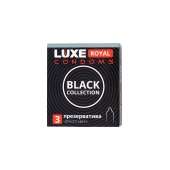 Черные презервативы LUXE Royal Black Collection - 3 шт. - Luxe - купить с доставкой в Майкопе