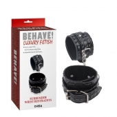 Черные наручники Surrender Wrist Restraints - Chisa - купить с доставкой в Майкопе