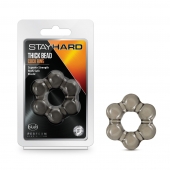 Дымчатое эрекционное кольцо Stay Hard Thick Bead Cock Ring - Blush Novelties - в Майкопе купить с доставкой