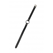 Черный кляп-кольцо Modesty - Lola Games - купить с доставкой в Майкопе