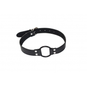 Черный кляп-кольцо Modesty - Lola Games - купить с доставкой в Майкопе