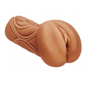 Кофейный мастурбатор-вагина Dumpling - Lola Games - в Майкопе купить с доставкой