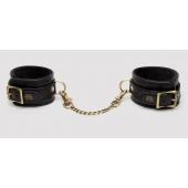 Черные оковы на ноги Bound to You Faux Leather Ankle Cuffs - Fifty Shades of Grey - купить с доставкой в Майкопе