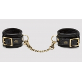 Черные наручники Bound to You Faux Leather Wrist Cuffs - Fifty Shades of Grey - купить с доставкой в Майкопе