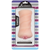 Телесный мастурбатор-вагина X-Basic Pocket Pussy без вибрации - Lovetoy - в Майкопе купить с доставкой