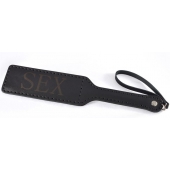 Черная гладкая шлепалка SEX - 35 см. - Sitabella - купить с доставкой в Майкопе