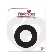 Набор из 3 эрекционных колец SILICONE COCKRINGS - Dream Toys - в Майкопе купить с доставкой