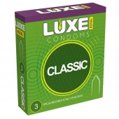 Гладкие презервативы LUXE Royal Classic - 3 шт. - Luxe - купить с доставкой в Майкопе