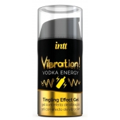 Жидкий интимный гель с эффектом вибрации Vibration! Vodka Energy - 15 мл. - INTT - купить с доставкой в Майкопе