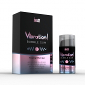 Жидкий интимный гель с эффектом вибрации Vibration! Bubble Gum - 15 мл. - INTT - купить с доставкой в Майкопе