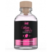 Массажный гель с согревающим эффектом Cotton Candy - 30 мл. - INTT - купить с доставкой в Майкопе