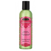 Массажное масло Naturals Strawberry Dreams с ароматом клубники - 59 мл. - Kama Sutra - купить с доставкой в Майкопе