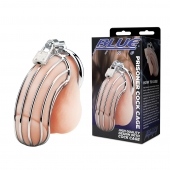 Металлическая клетка Prisoner Cock Сage с замком - BlueLine - купить с доставкой в Майкопе