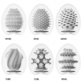 Набор из 6 мастурбаторов Tenga EGG IV с различным рельефом - Tenga - в Майкопе купить с доставкой
