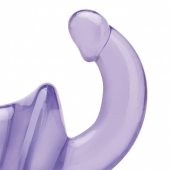 Фиолетовый безремневой страпон Strapless Strap-On - Lux Fetish - купить с доставкой в Майкопе