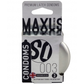 Экстремально тонкие презервативы в железном кейсе MAXUS Extreme Thin - 3 шт. - Maxus - купить с доставкой в Майкопе