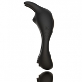 Черное эрекционное кольцо с двумя моторами Zeus Dual Vibe Cock Ring - FeelzToys - в Майкопе купить с доставкой