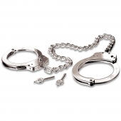 Металлические наручники Metal Leg Cuffs - Pipedream - купить с доставкой в Майкопе