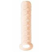 Телесный фаллоудлинитель Homme Long - 13,5 см. - Lola Games - в Майкопе купить с доставкой