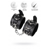 Черные оковы Anonymo из искусственной кожи - ToyFa - купить с доставкой в Майкопе