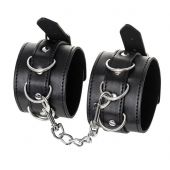 Черные оковы Anonymo из искусственной кожи - ToyFa - купить с доставкой в Майкопе