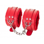 Красные оковы Anonymo из искусственной кожи - ToyFa - купить с доставкой в Майкопе