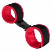 Красно-черные велюровые оковы Anonymo - ToyFa - купить с доставкой в Майкопе