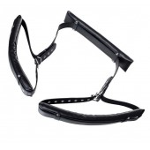 Черные кожаные стропы для фиксации Anonymo - ToyFa - купить с доставкой в Майкопе