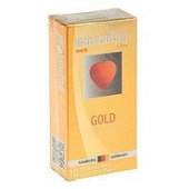 Презервативы Masculan Ultra Gold с золотым напылением и ароматом ванили - 10 шт. - Masculan - купить с доставкой в Майкопе