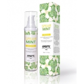 Разогревающее массажное масло Gourmet Spearmint Organic с органическими ингредиентами - 50 мл. - Exsens - купить с доставкой в Майкопе