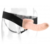 Полый страпон 8  Hollow Strap-On телесного цвета - 19 см. - Pipedream - купить с доставкой в Майкопе
