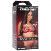 Мастурбатор-вагина Karlee Grey ULTRASKYN Pocket Pussy - Doc Johnson - в Майкопе купить с доставкой