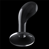 Прозрачный стимулятор простаты Flawless Clear Prostate Plug - 15 см. - Lovetoy - в Майкопе купить с доставкой