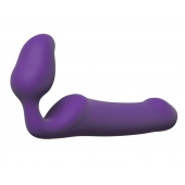 Фиолетовый безремневой страпон Queens L - Adrien Lastic - купить с доставкой в Майкопе