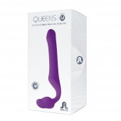 Лиловый безремневой страпон Queens M - Adrien Lastic - купить с доставкой в Майкопе