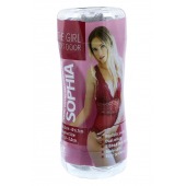 Прозрачный двусторонний мастурбатор Sophia - вагина и анус - Dream Toys - в Майкопе купить с доставкой